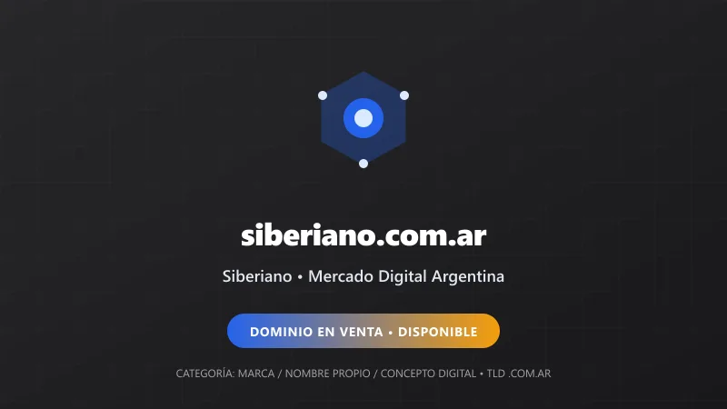 Identidad gráfica y activo digital para Siberiano en Argentina